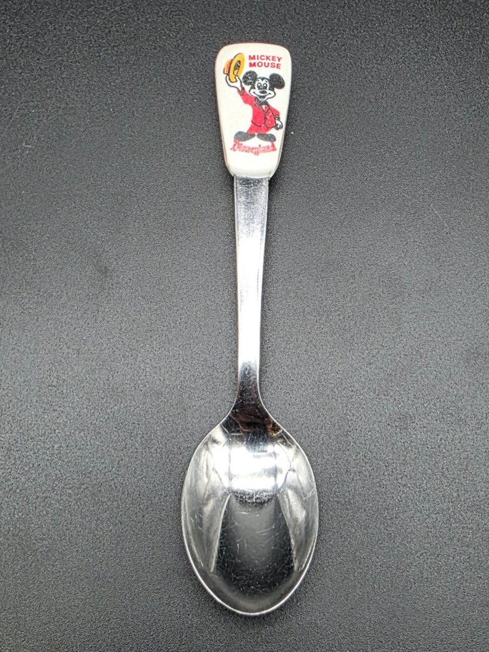 Vintage Walt Disney Childs Mickey Spoon Stainless Baby Disneyland
